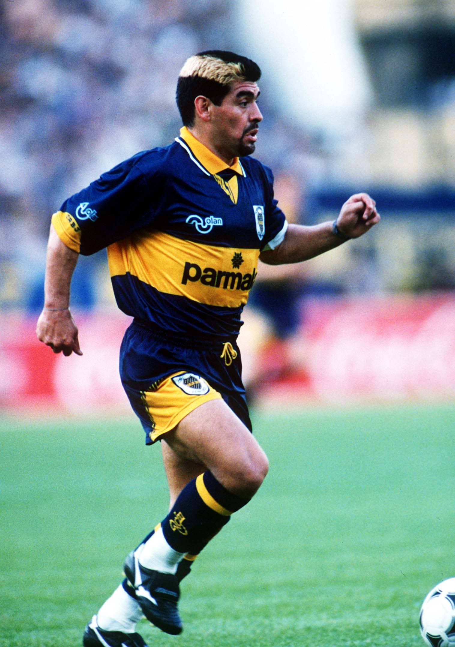 Jugador Diego Armando Maradona en Boca