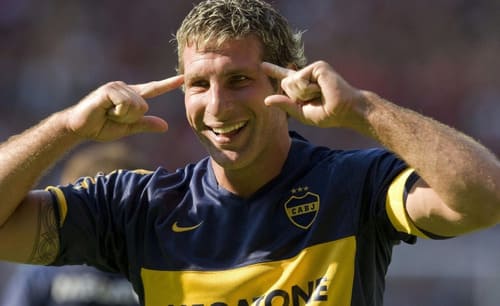 Jugador Martin Palermo en Boca